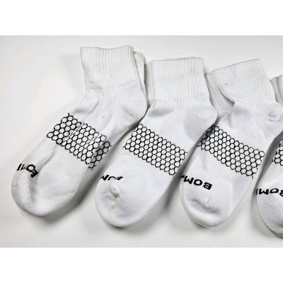 Bombas Original Quarter Socks Lot Of 5 Pairs Size L FLAWED - Picture 4 of 8